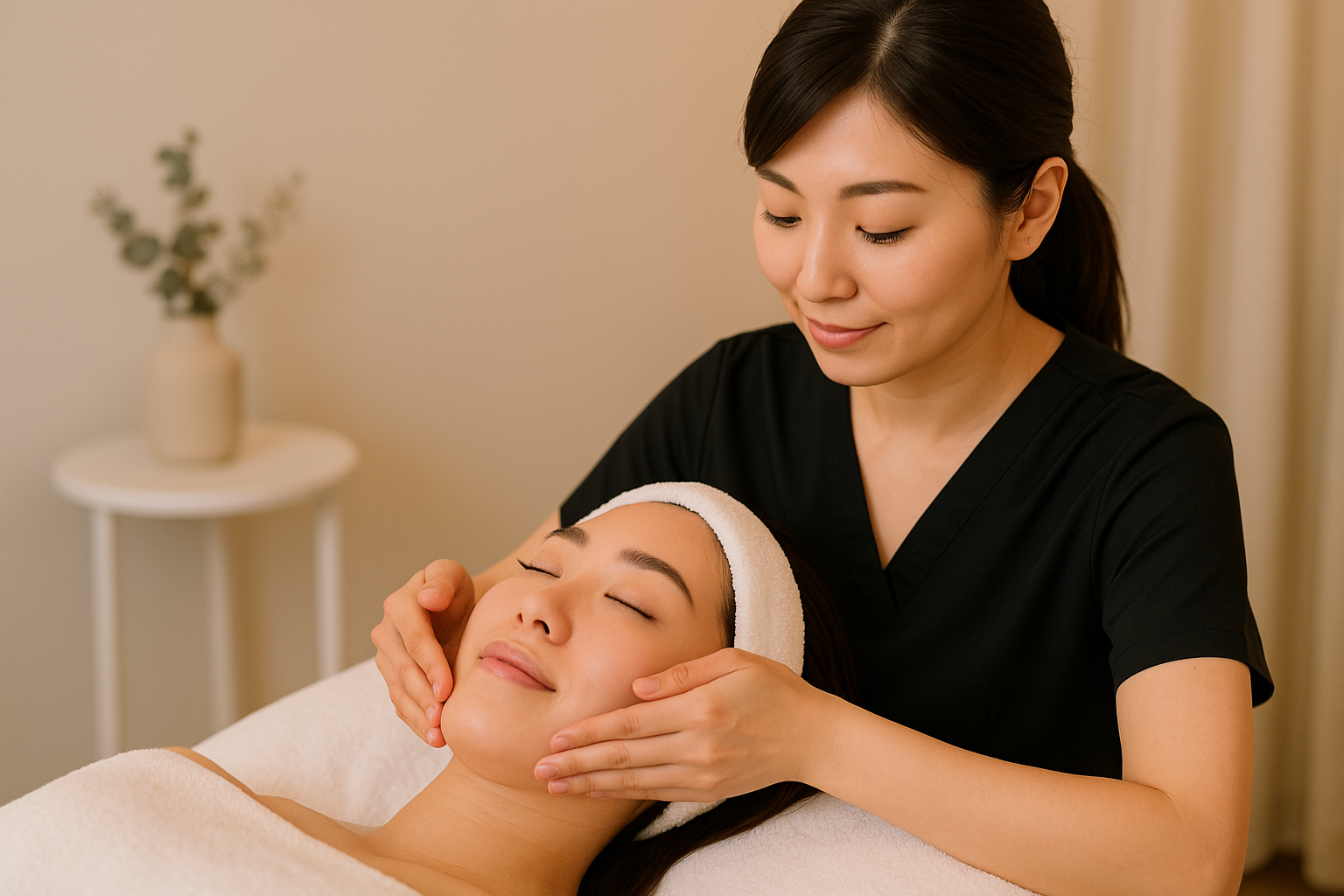 サロンのミニ施術